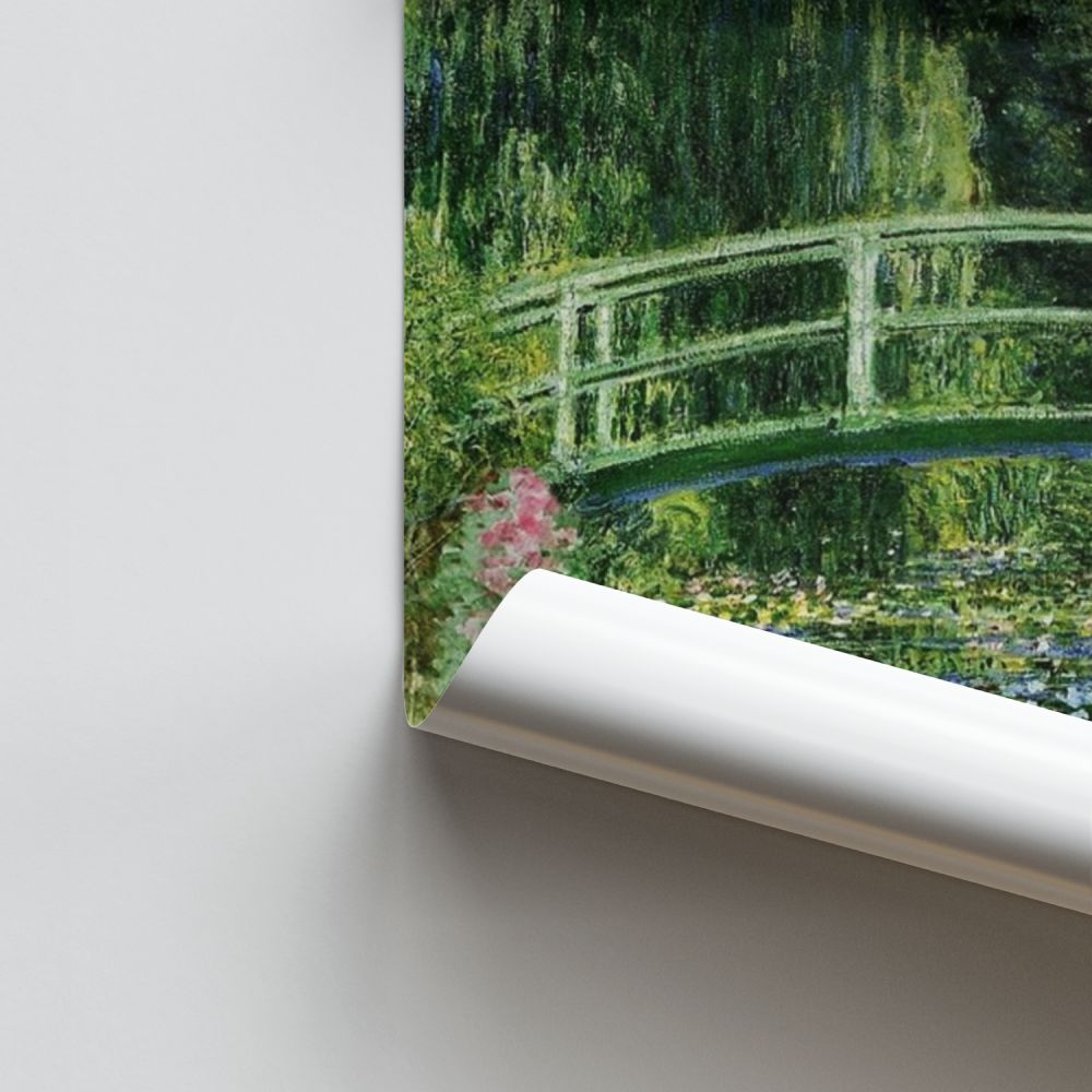 Poster Monet Japanse brug