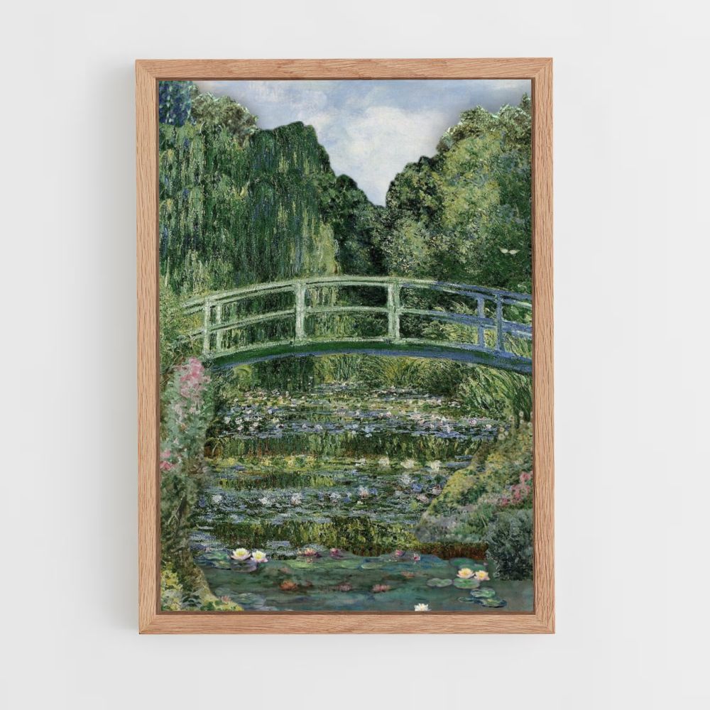 Poster Monet Japanse brug