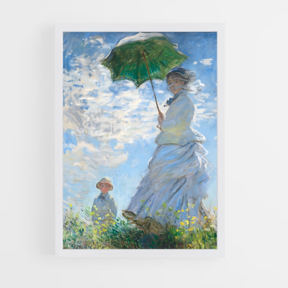 claude-monet-8 cadre Blanc