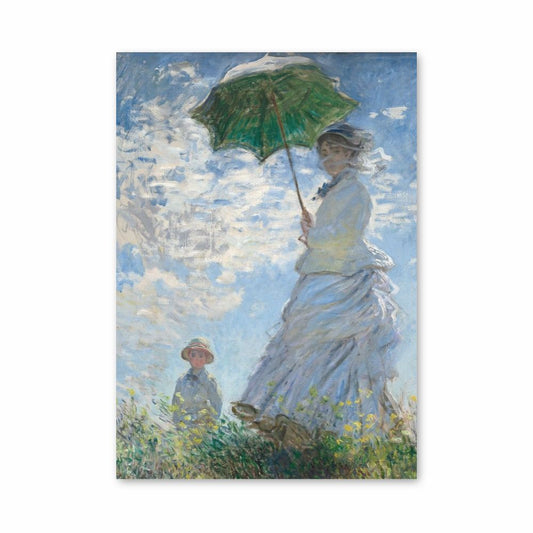 Poster Monet de wandeling