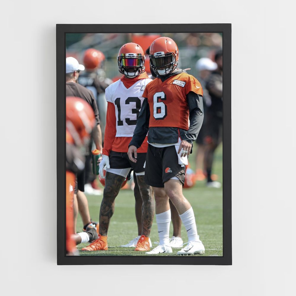 Poster Cleveland Browns klaar