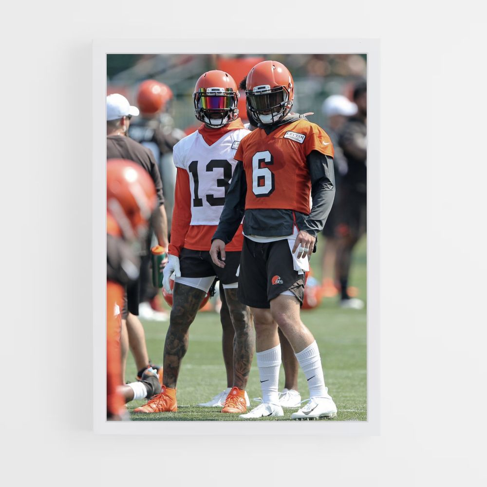 Poster Cleveland Browns klaar