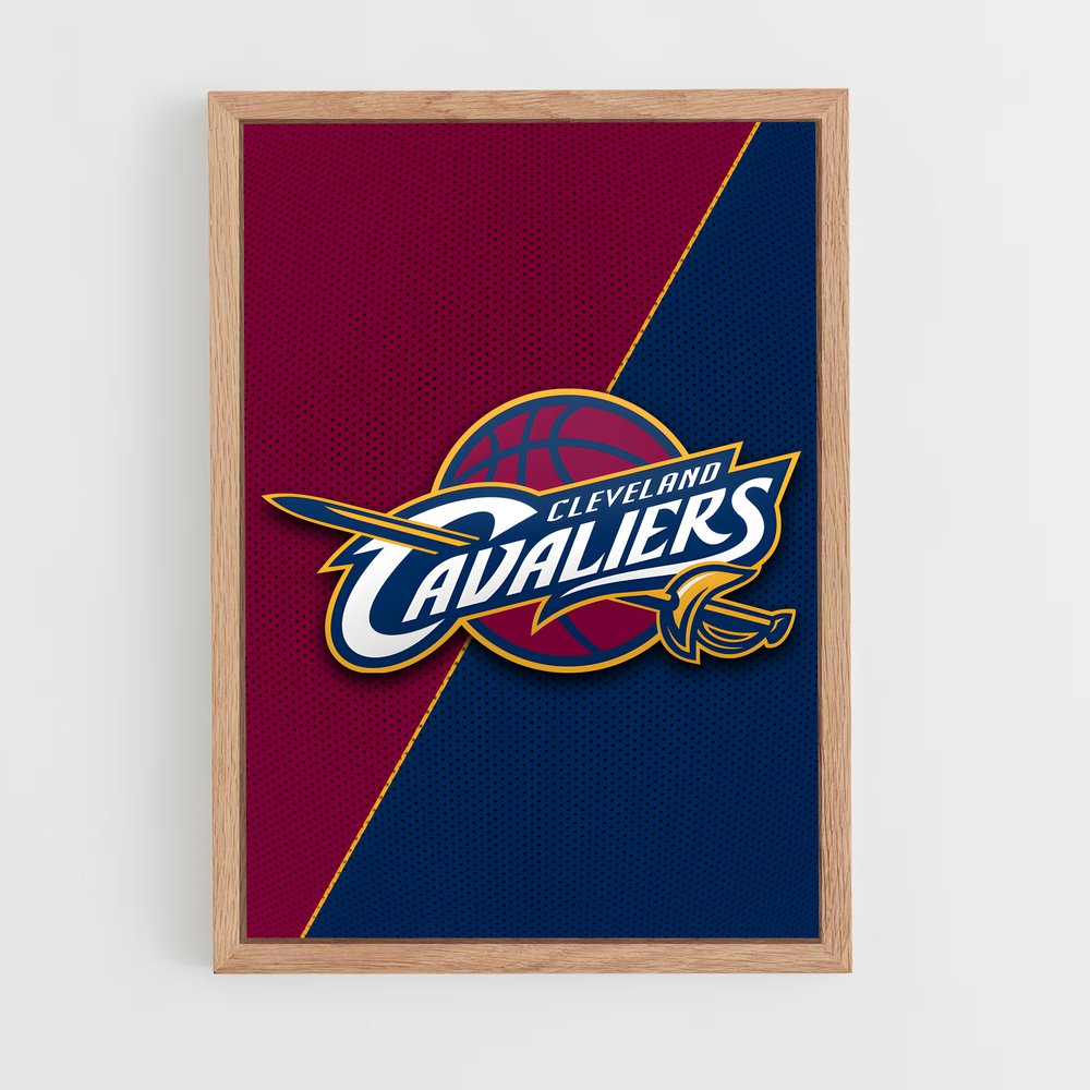 cleveland-cavaliers-2 cadre Bois clair