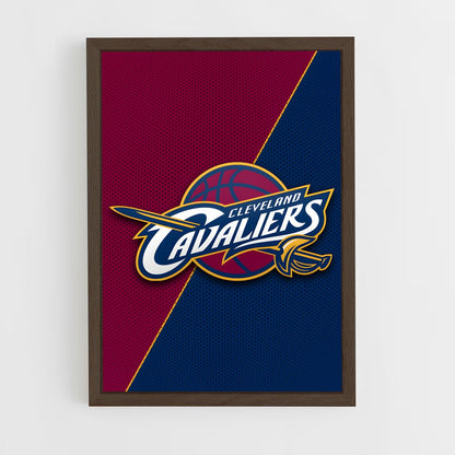 cleveland-cavaliers-2 cadre Bois foncé
