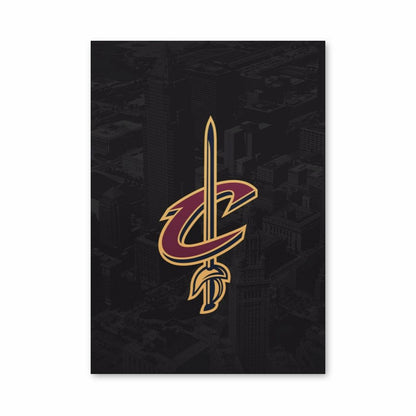 Cleveland Cavaliers zwaardposter