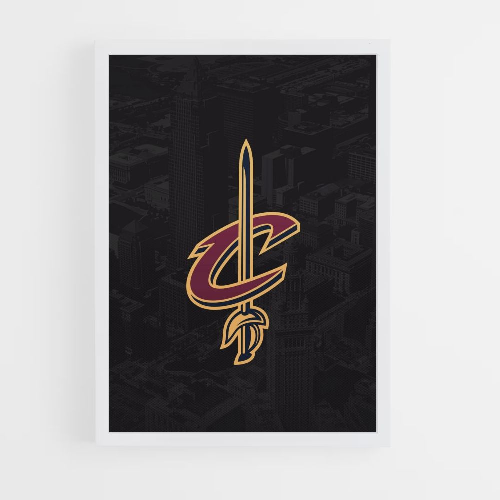 Cleveland Cavaliers zwaardposter