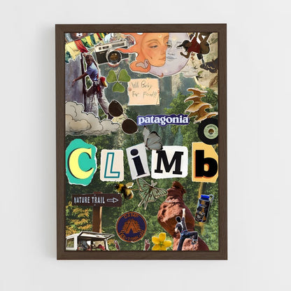 climb-4 cadre Bois foncé