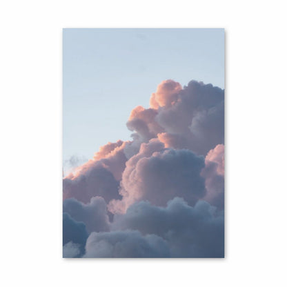 Roze wolkenposter