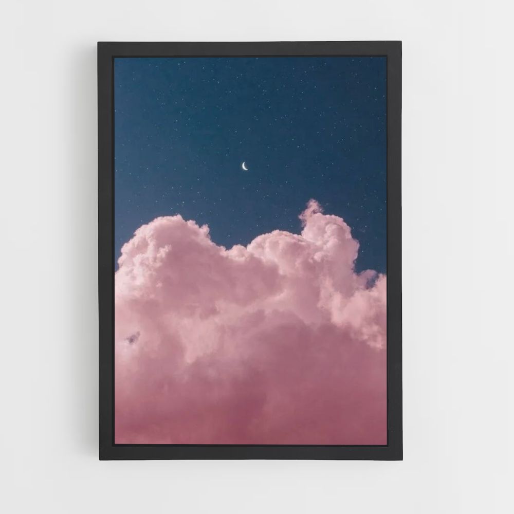 Maan wolken poster