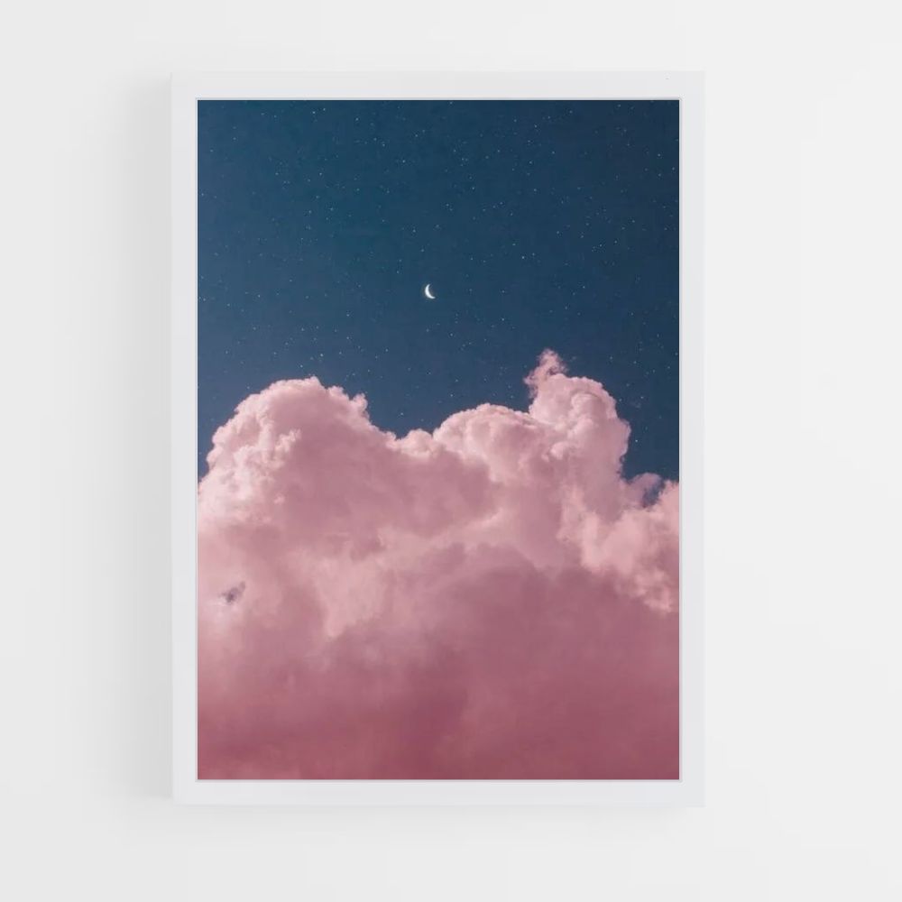 Maan wolken poster