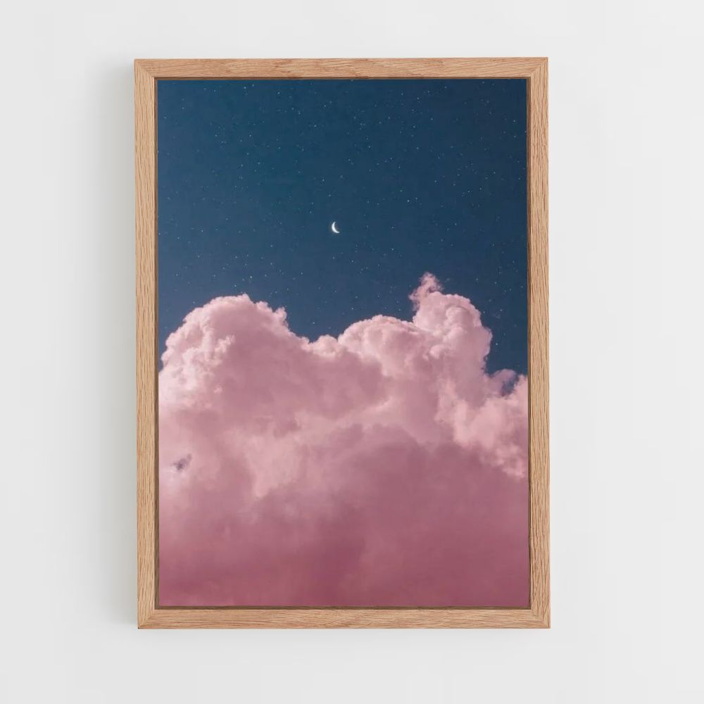 Maan wolken poster