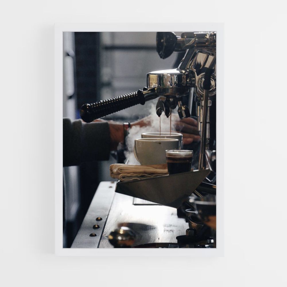 Koffiemachine-poster