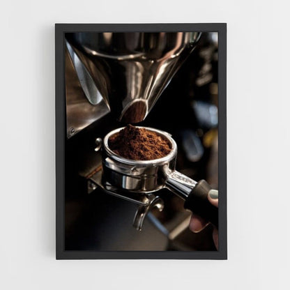 Gemalen koffie-poster