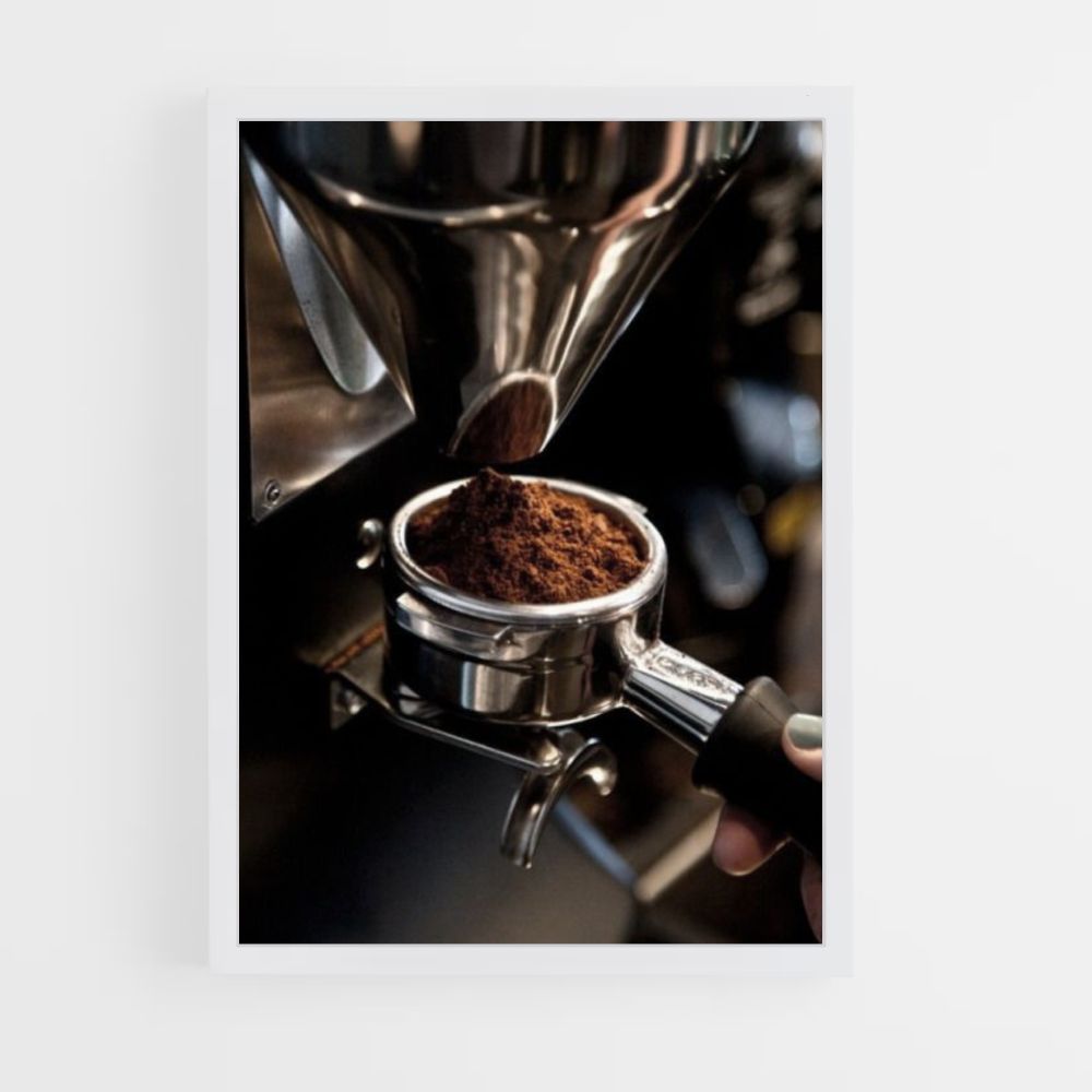 Gemalen koffie-poster