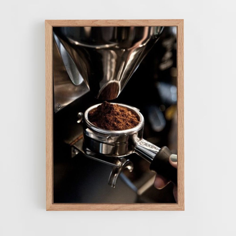 Gemalen koffie-poster