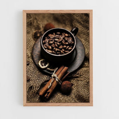 Koffieboon-poster