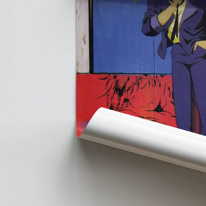 Poster Cowboy Bebop Blauw