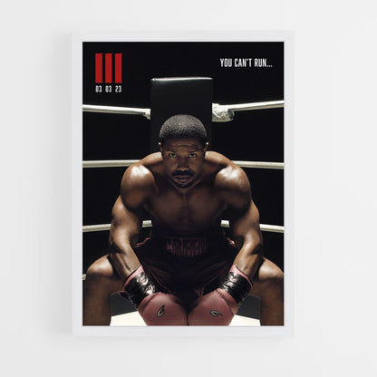 Poster Creed Je kunt niet rennen