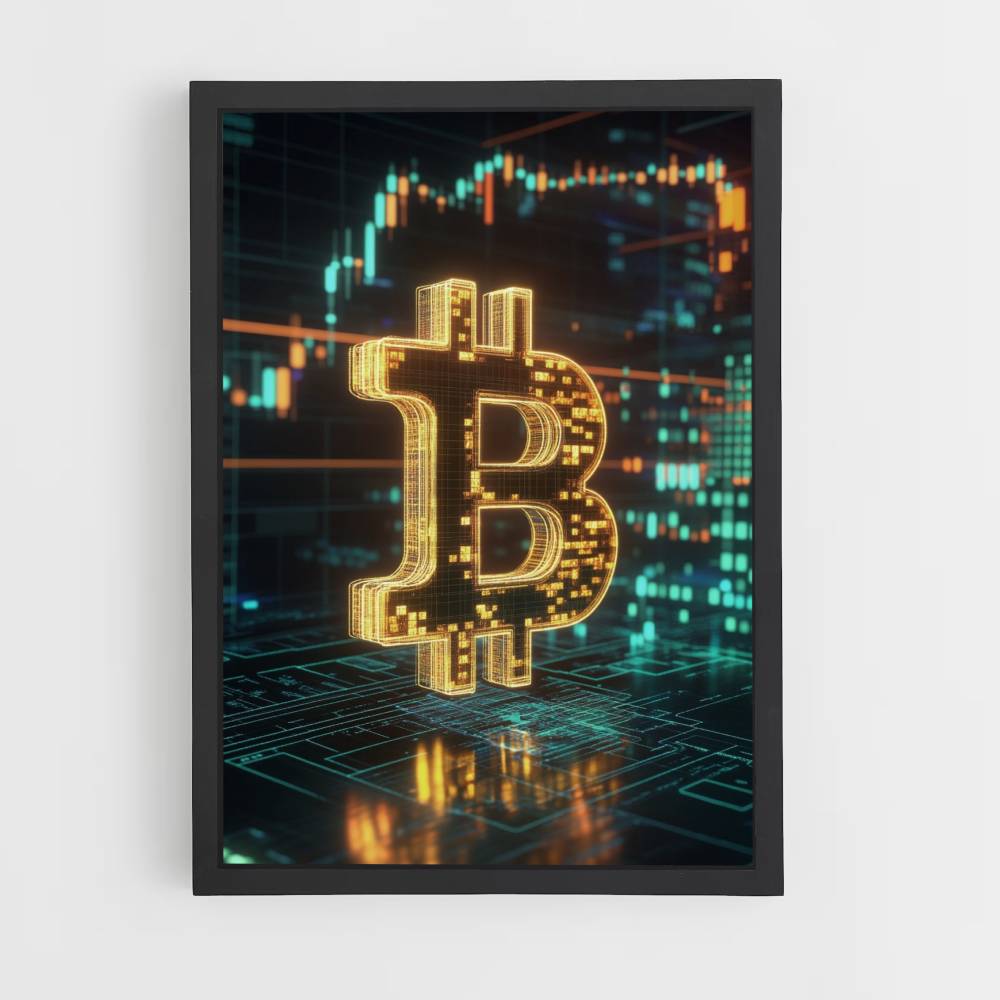 Poster Bitcoin-handel