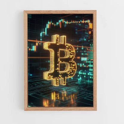 Poster Bitcoin-handel