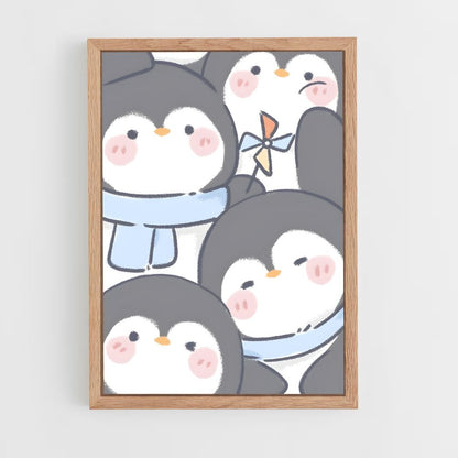 cute-animals-13 cadre Bois clair