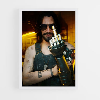 cyberpunk-10 cadre Blanc