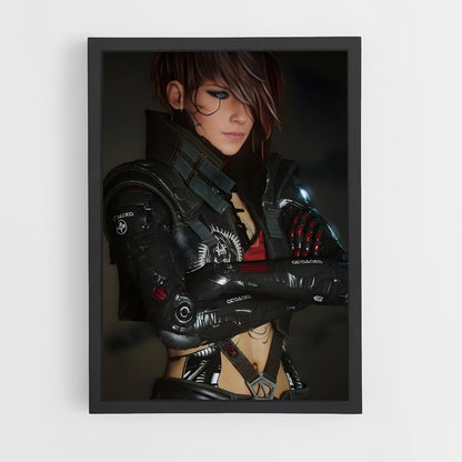 cyberpunk-3 cadre Noir