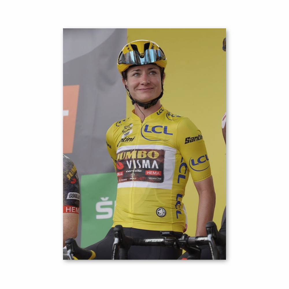 Poster Marianne Vos Maillot Jaune