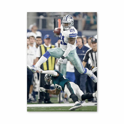 Poster Dallas Cowboys springen