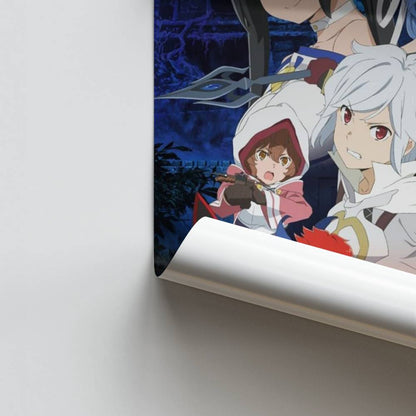 Japanse Danmachi-poster