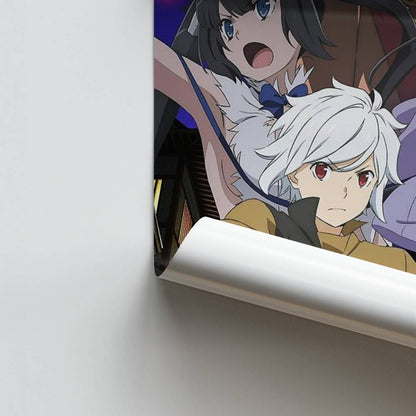 Poster Danmachi Mythe Familia