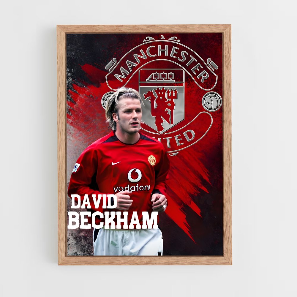 david-beckham-20 cadre Bois clair