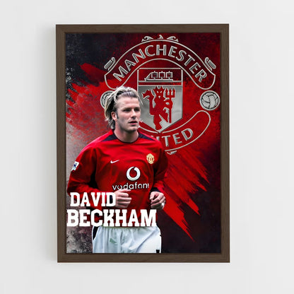 david-beckham-20 cadre Bois foncé
