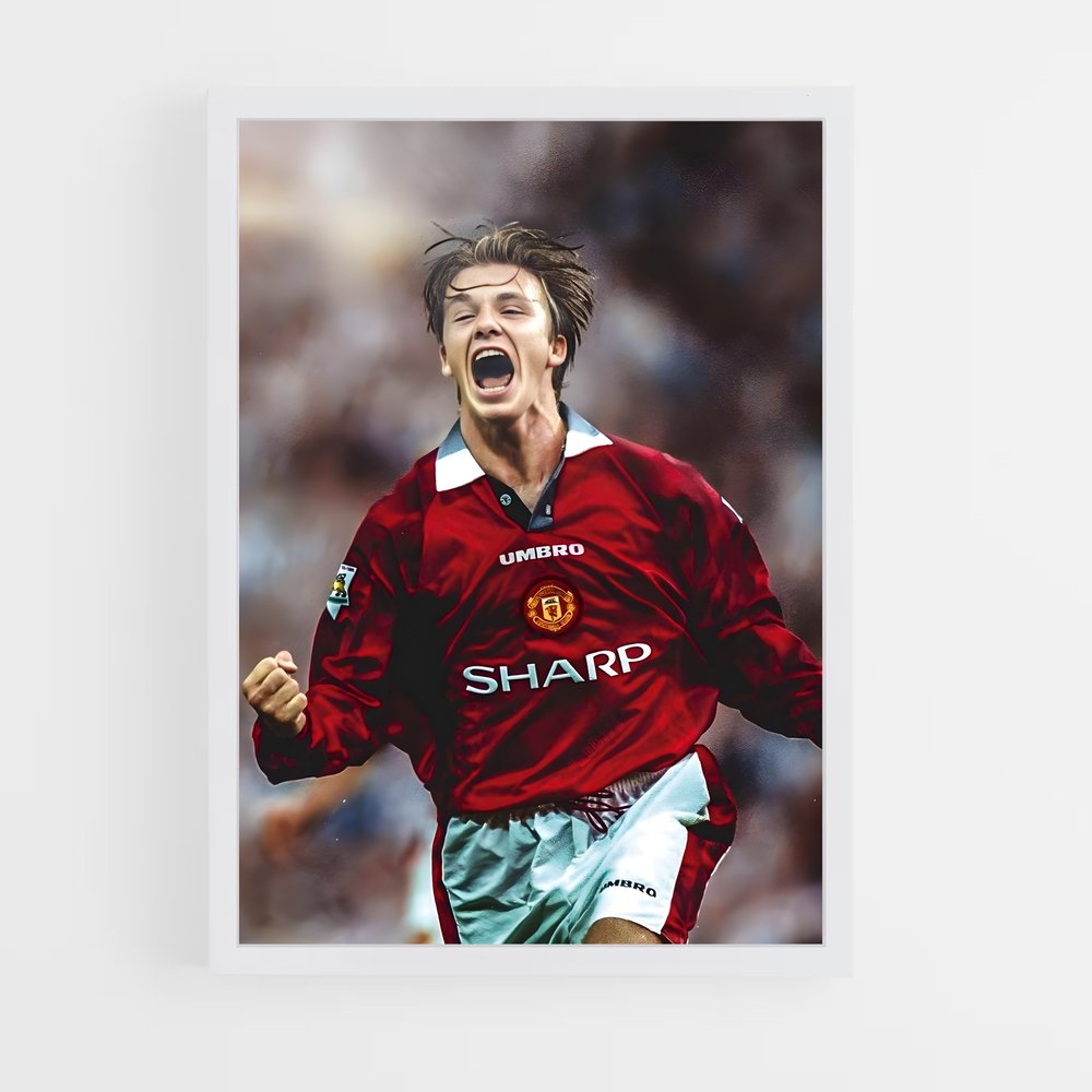 david-beckham-22 cadre Blanc