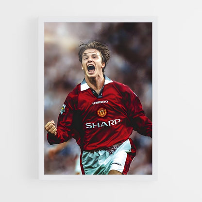 david-beckham-22 cadre Blanc