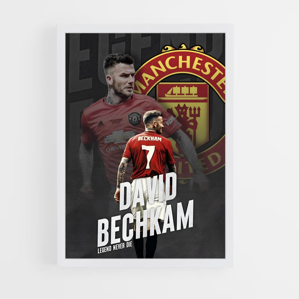david-beckham-23 cadre Blanc