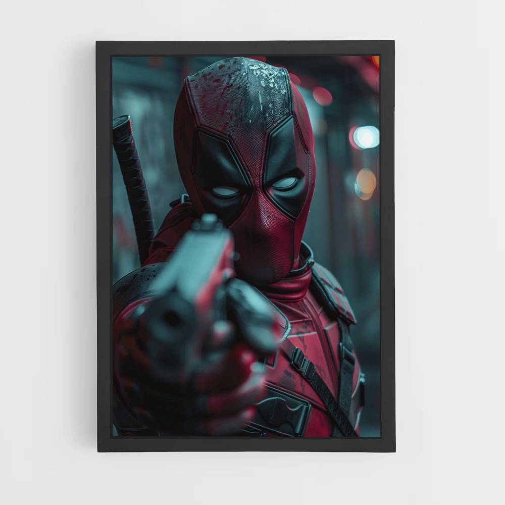 Poster Deadpool-pistool