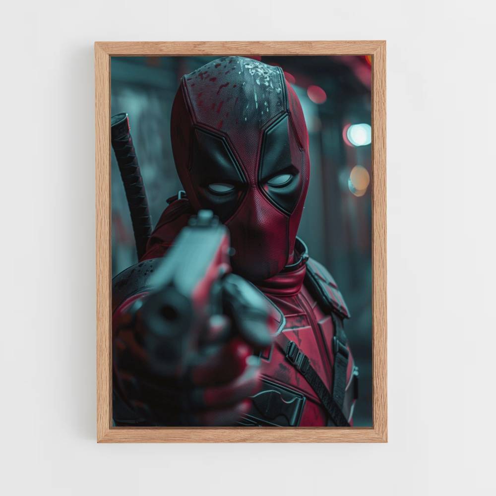 Poster Deadpool-pistool