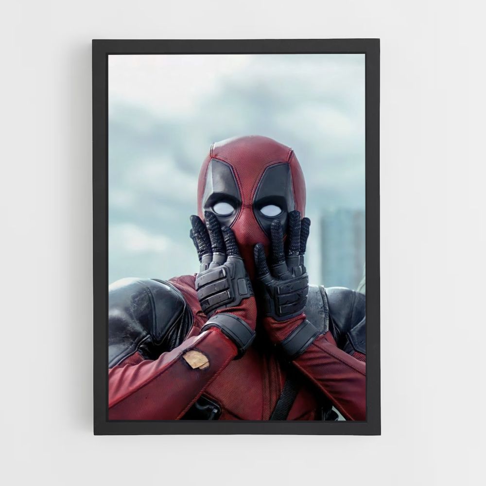 Poster Deadpool grappig