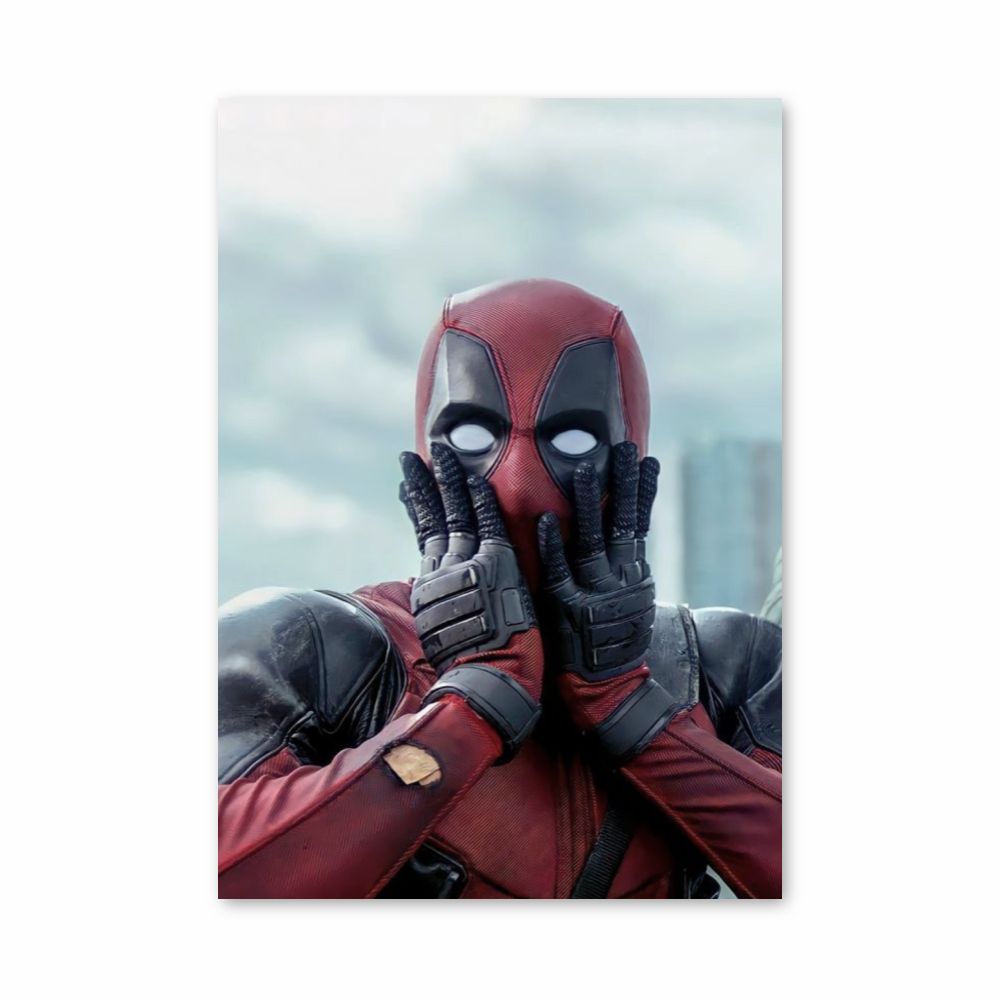 Poster Deadpool grappig