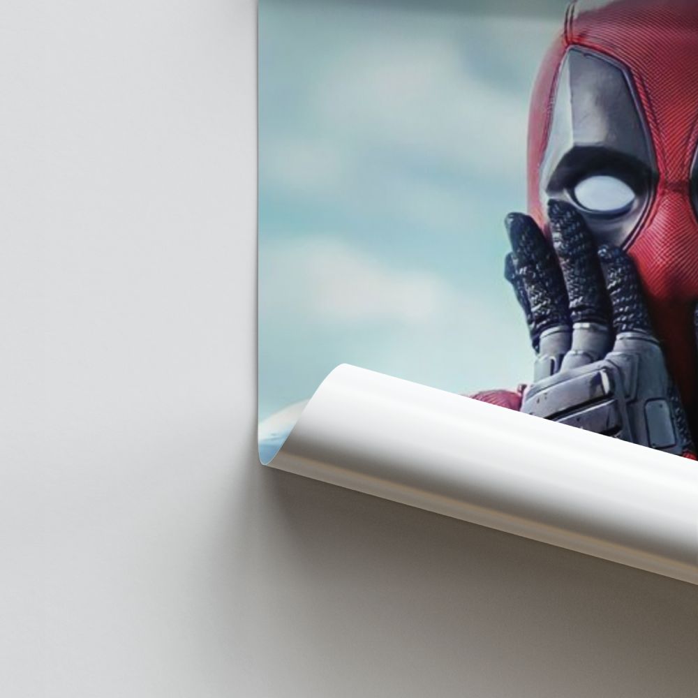 Poster Deadpool grappig