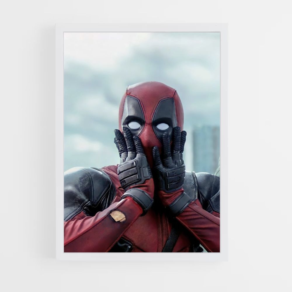 Poster Deadpool grappig