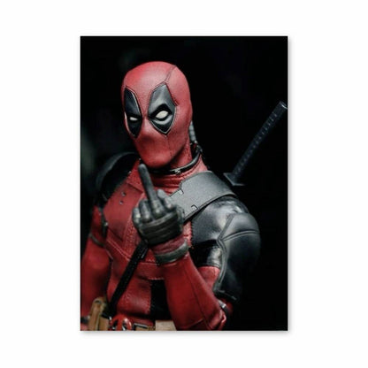 Poster Deadpool Doigt d'honneur