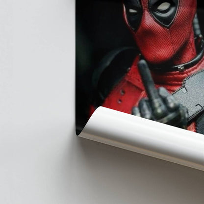 Deadpool middelvingerposter