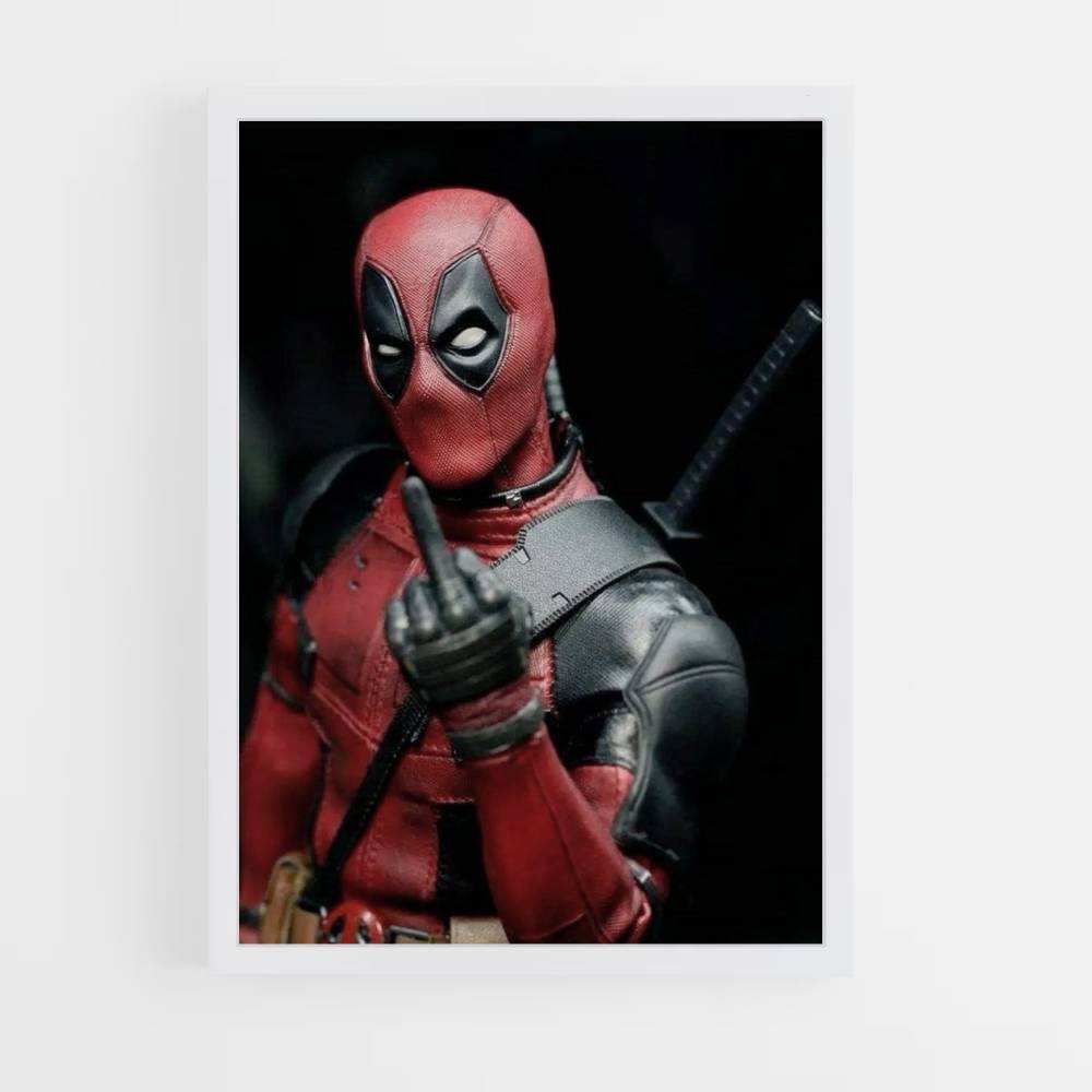 Deadpool middelvingerposter