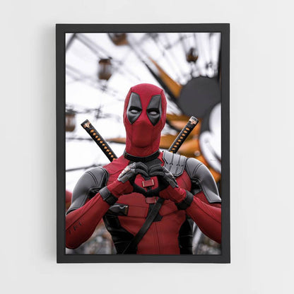 Poster Deadpool hart