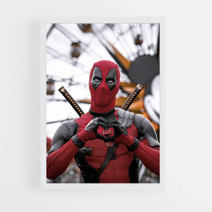 Poster Deadpool hart