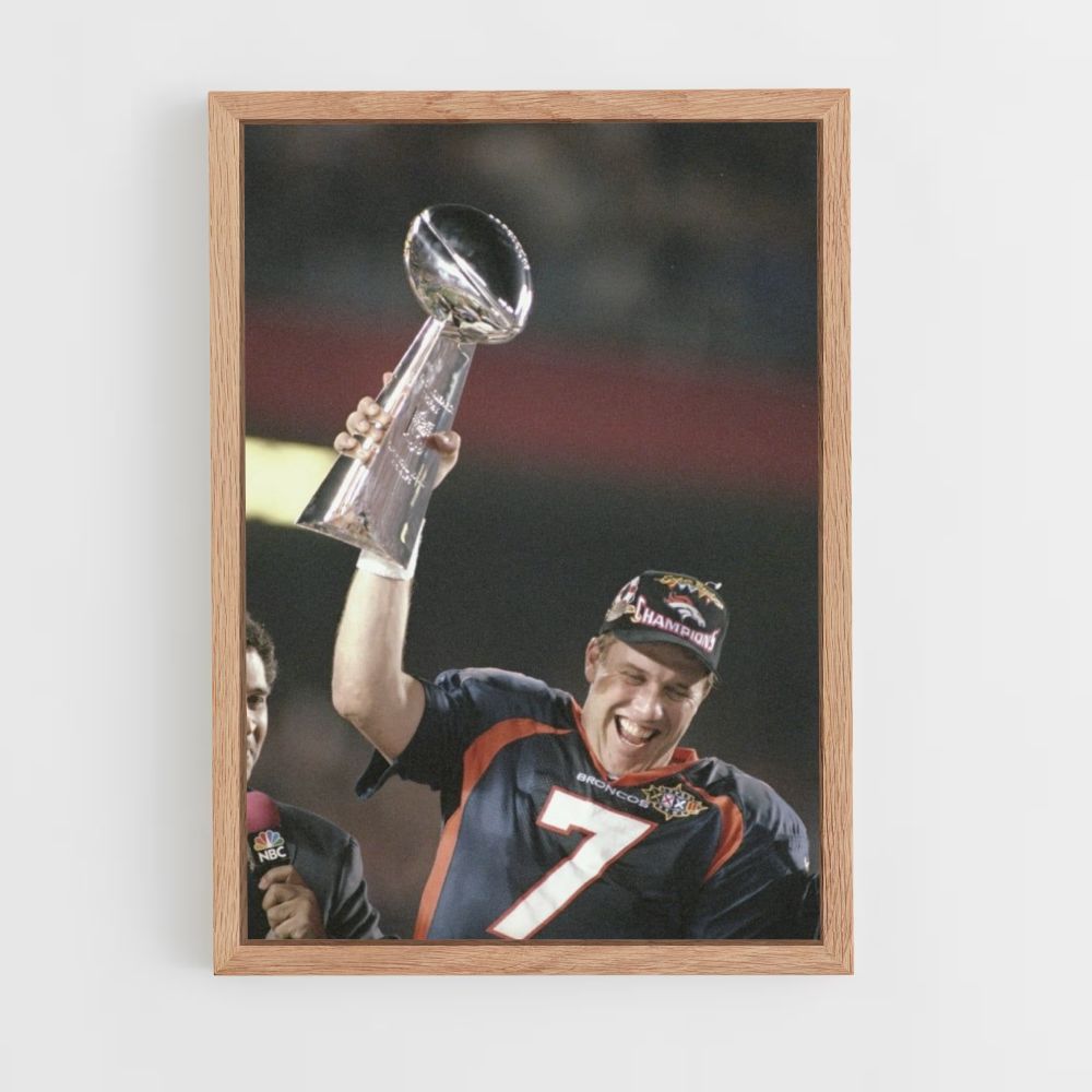 Poster Denver Broncos overwinning