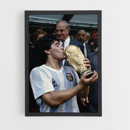 Affiche Diego Maradona-beker