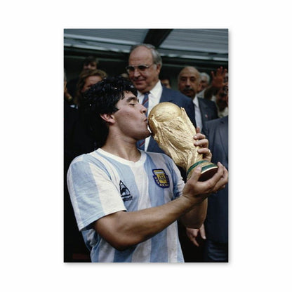 Affiche Diego Maradona-beker